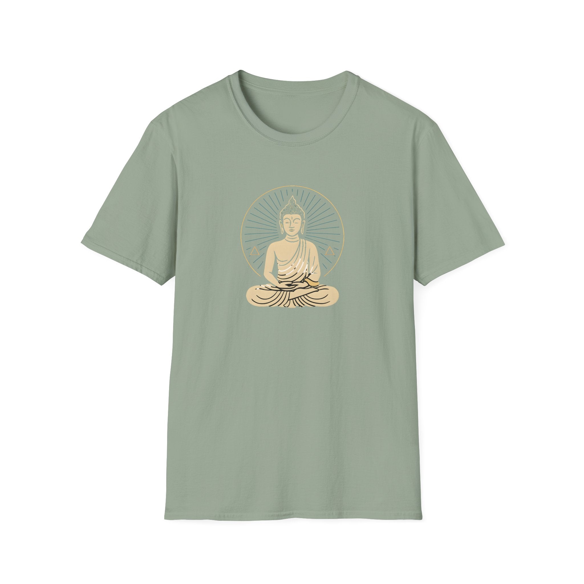 Golden Meditating Buddha T-Shirt