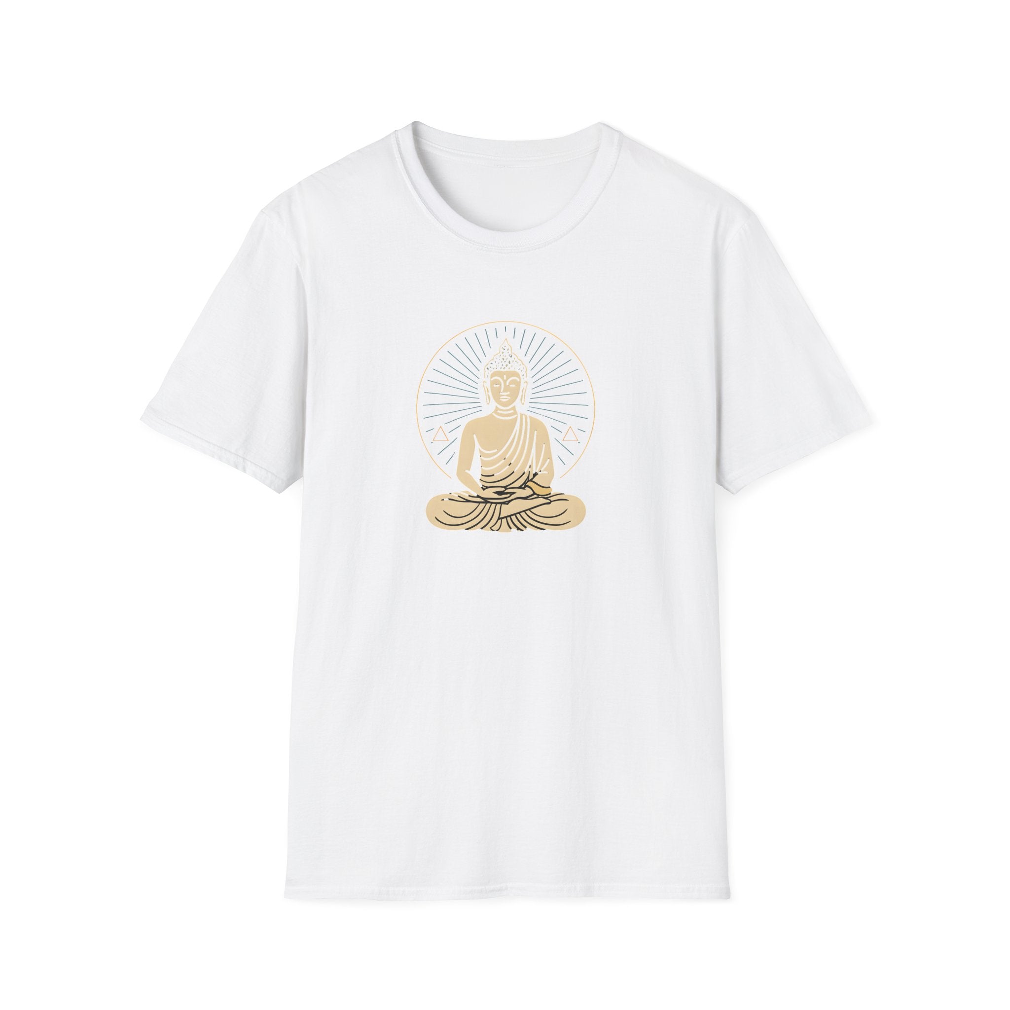Golden Meditating Buddha T-Shirt