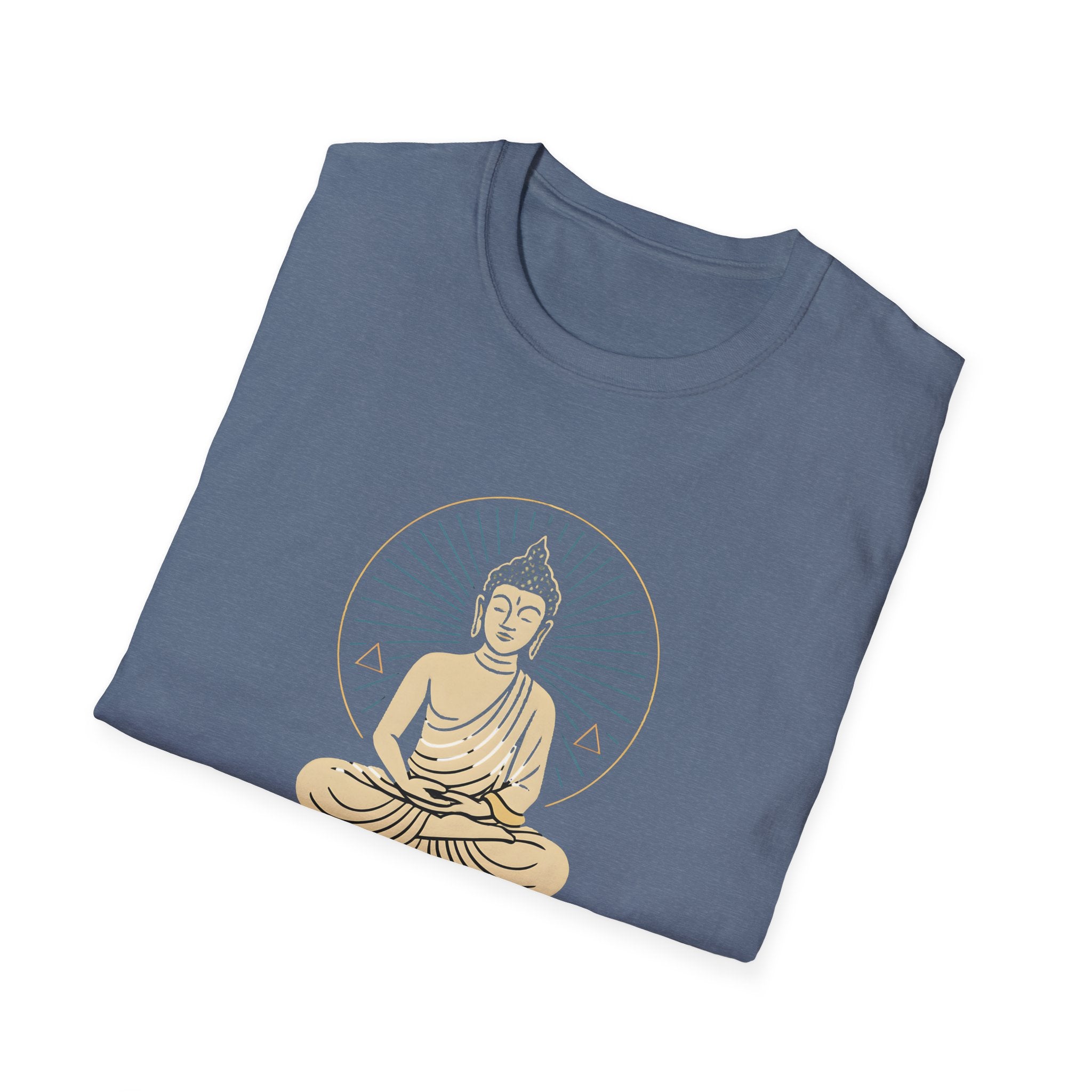 Golden Meditating Buddha T-Shirt