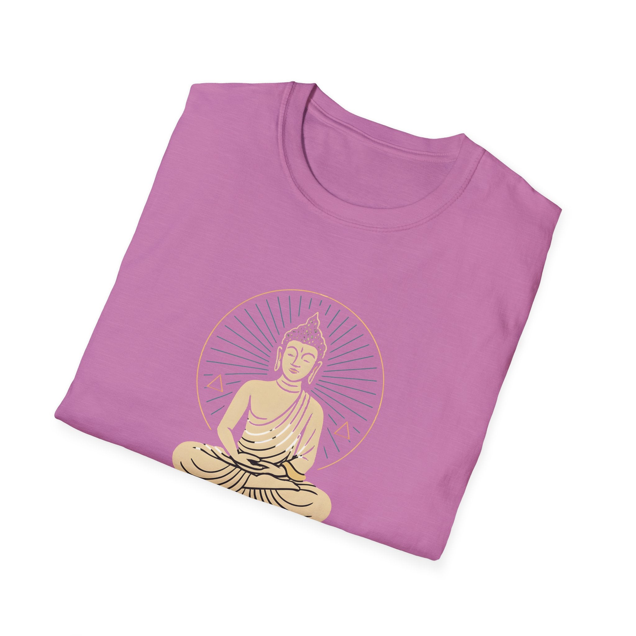 Golden Meditating Buddha T-Shirt