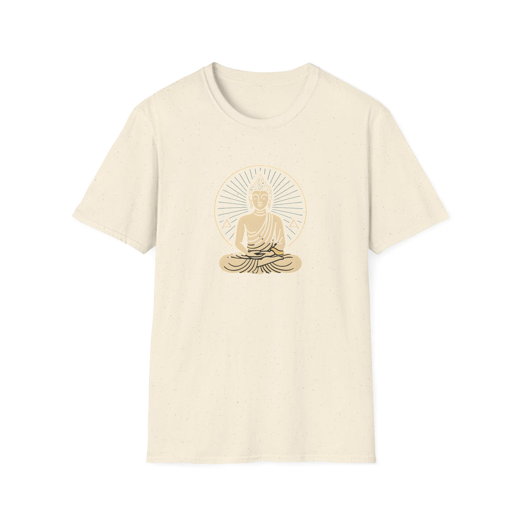 Golden Meditating Buddha T-Shirt