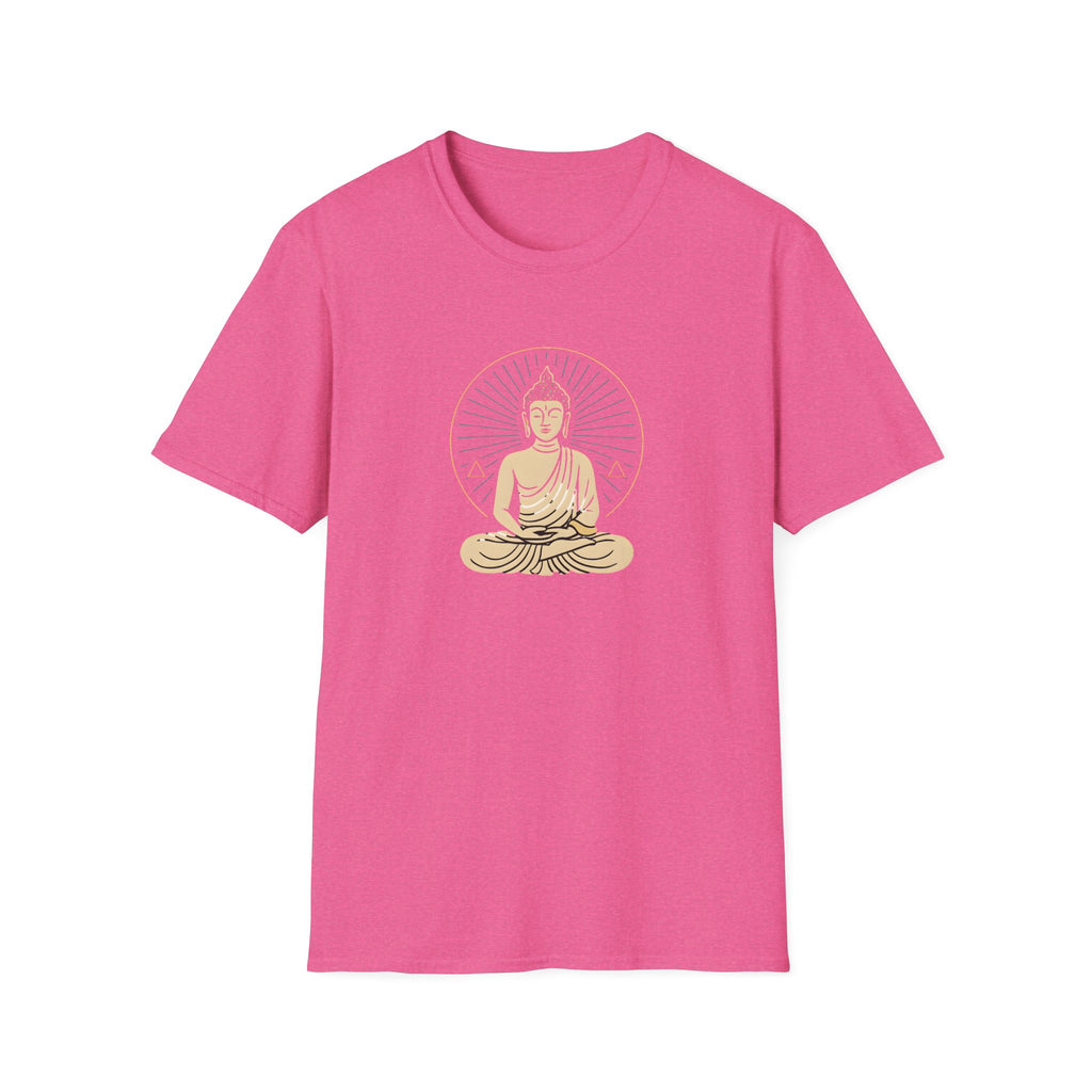 Golden Meditating Buddha T-Shirt