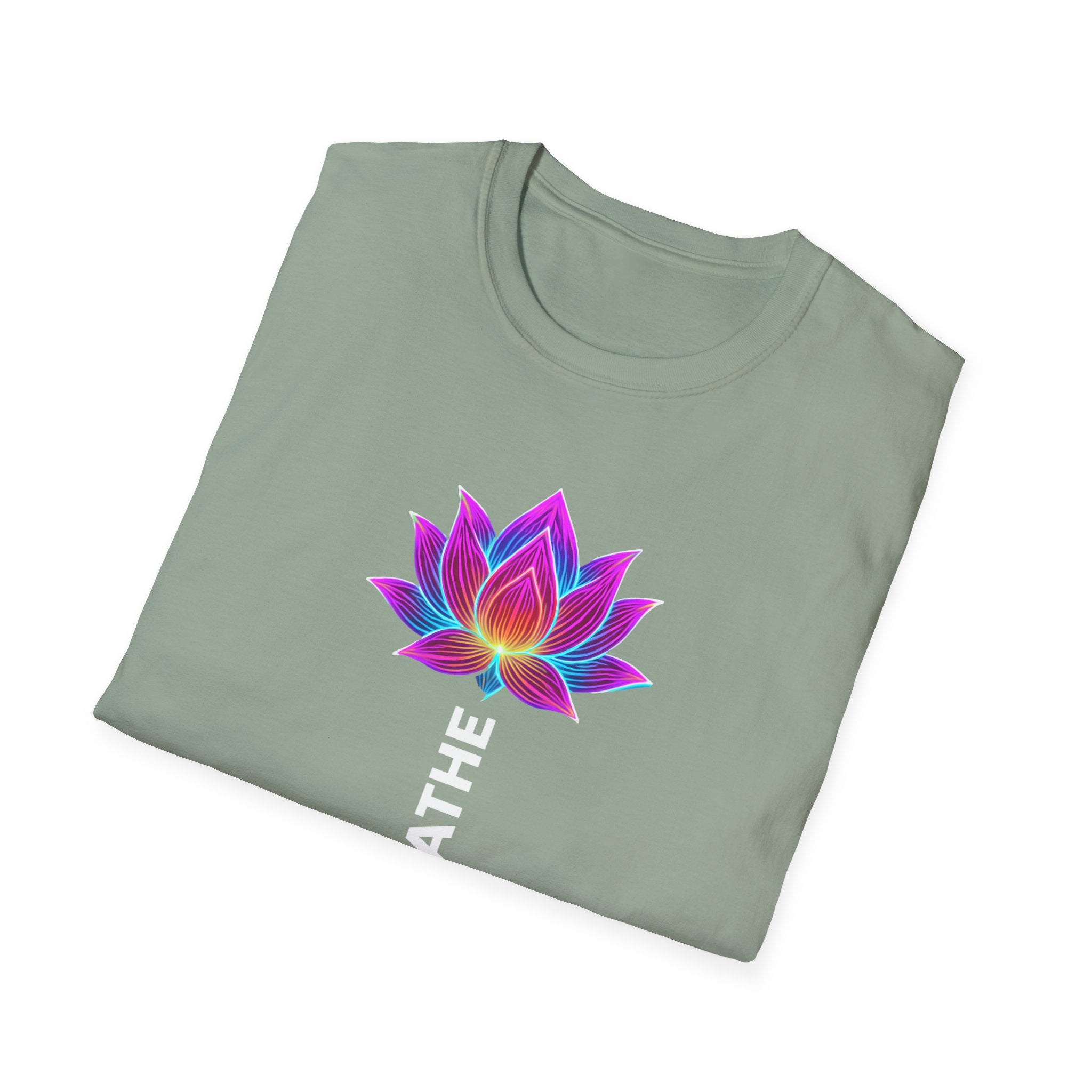Neon Lotus Breathing T-Shirt