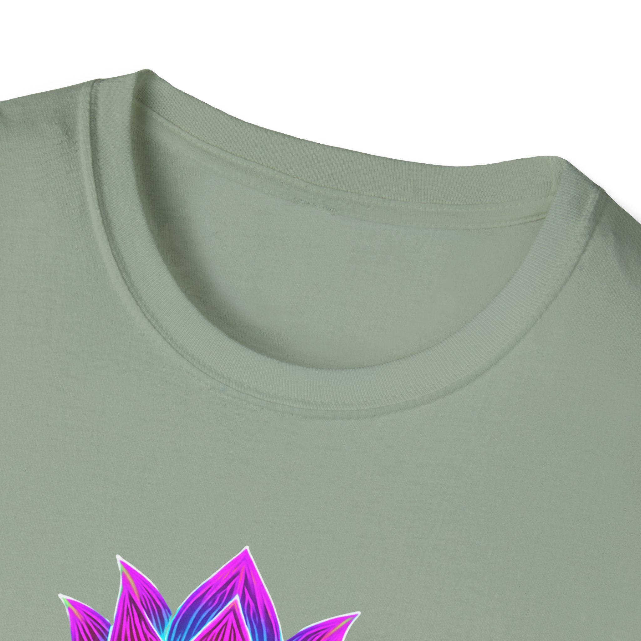 Neon Lotus Breathing T-Shirt