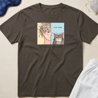 Cat & Human Funny Sweet Thoughts T-Shirt