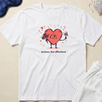 Confused Broken Heart Graphic T-Shirt