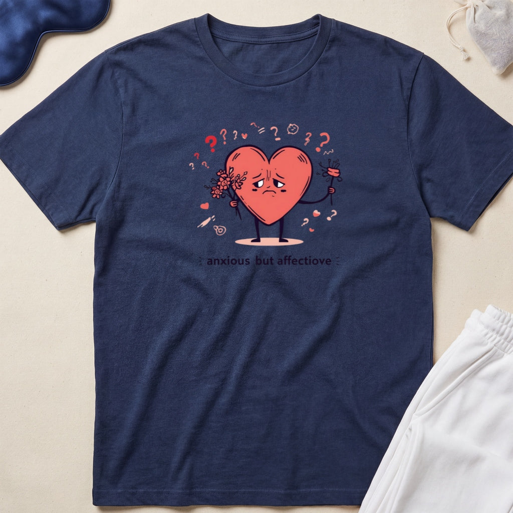 Confused Broken Heart Graphic T-Shirt