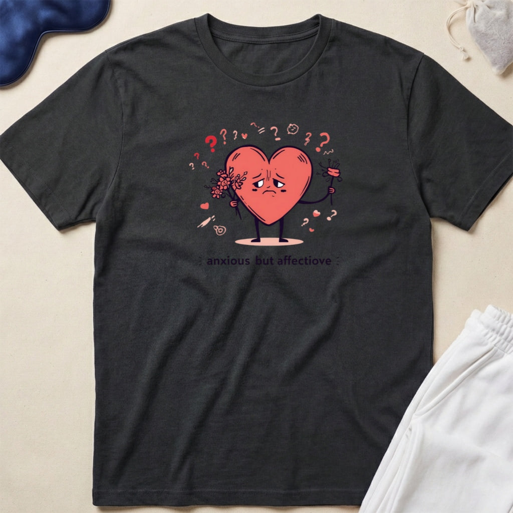Confused Broken Heart Graphic T-Shirt