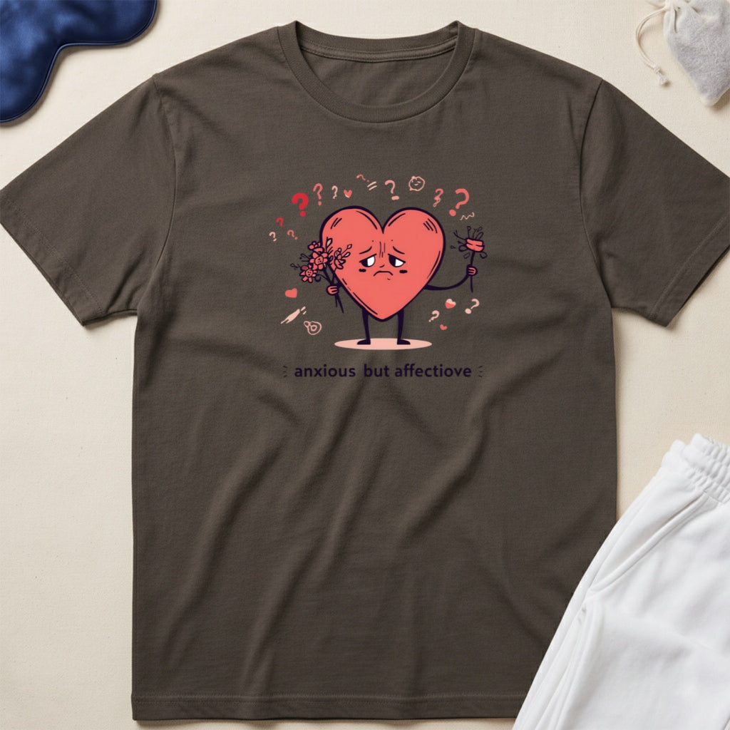 Confused Broken Heart Graphic T-Shirt