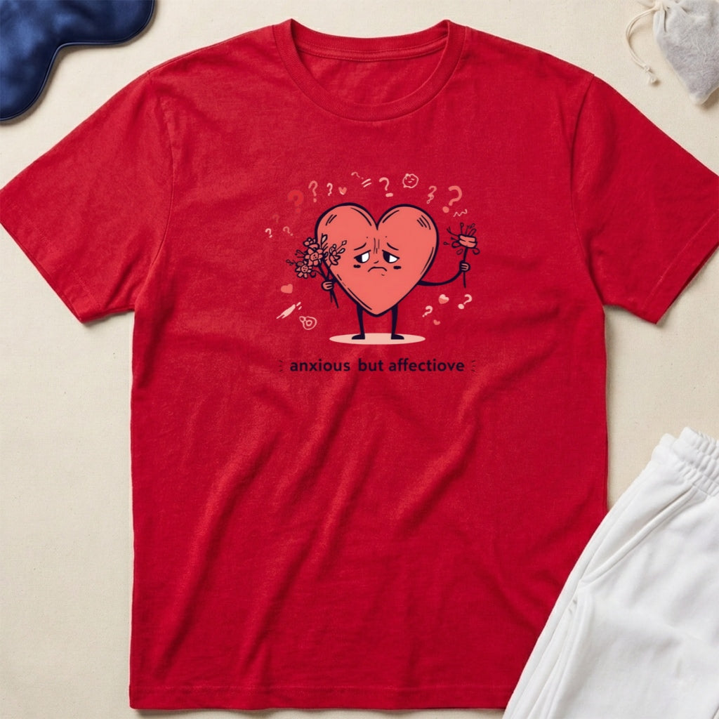 Confused Broken Heart Graphic T-Shirt