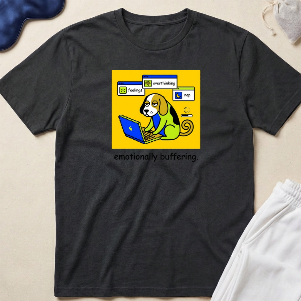 Cute Beagle Dog Working From Home T-Shirt
