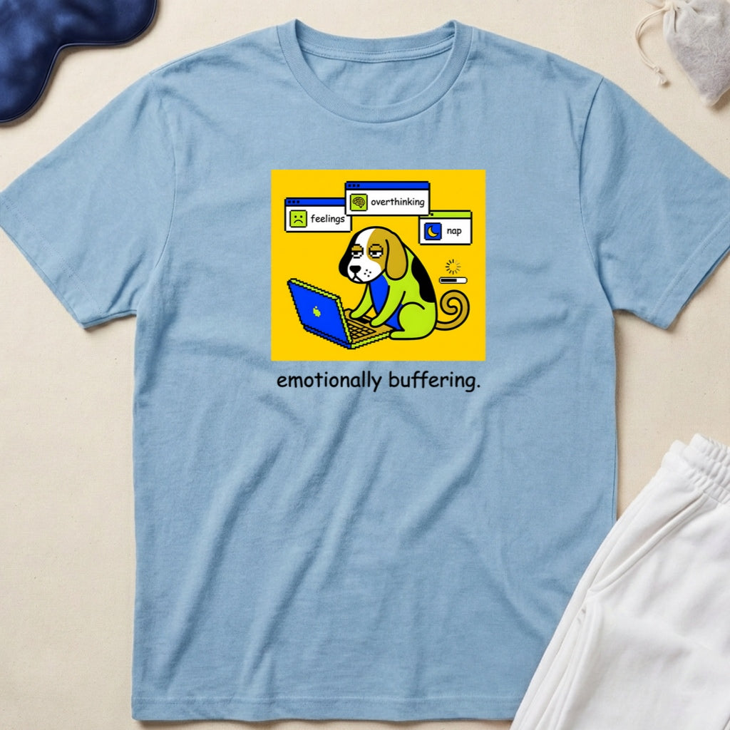 Cute Beagle Dog Working From Home T-Shirt