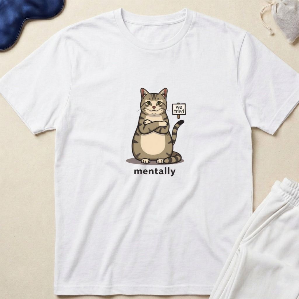 Cute Lazy Cat T-Shirt