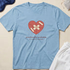 Emotionally Available Heart Bandage Graphic T-Shirt