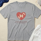 Emotionally Available Heart Bandage Graphic T-Shirt