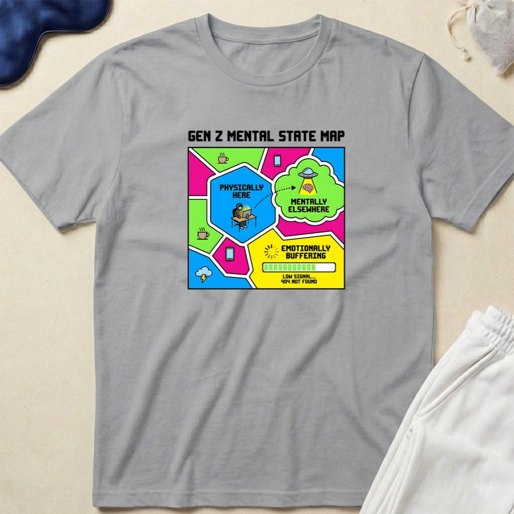 Gen Z Mental State Map T-Shirt