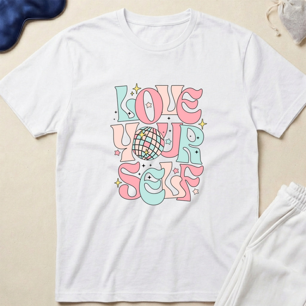 Love Yourself Retro Disco T-Shirt