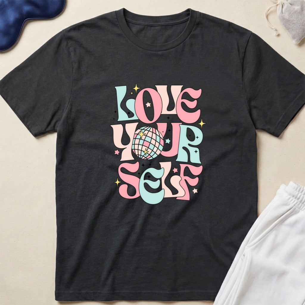Love Yourself Retro Disco T-Shirt