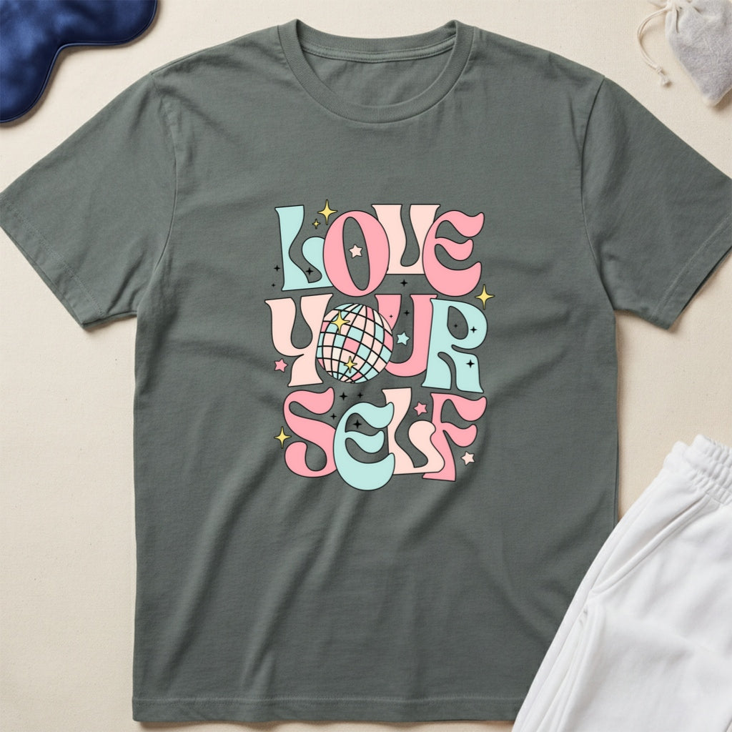 Love Yourself Retro Disco T-Shirt