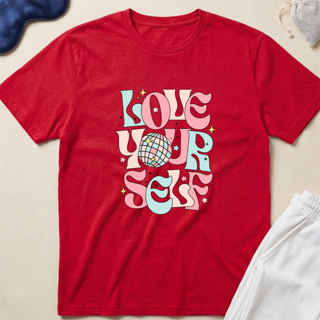 Love Yourself Retro Disco T-Shirt