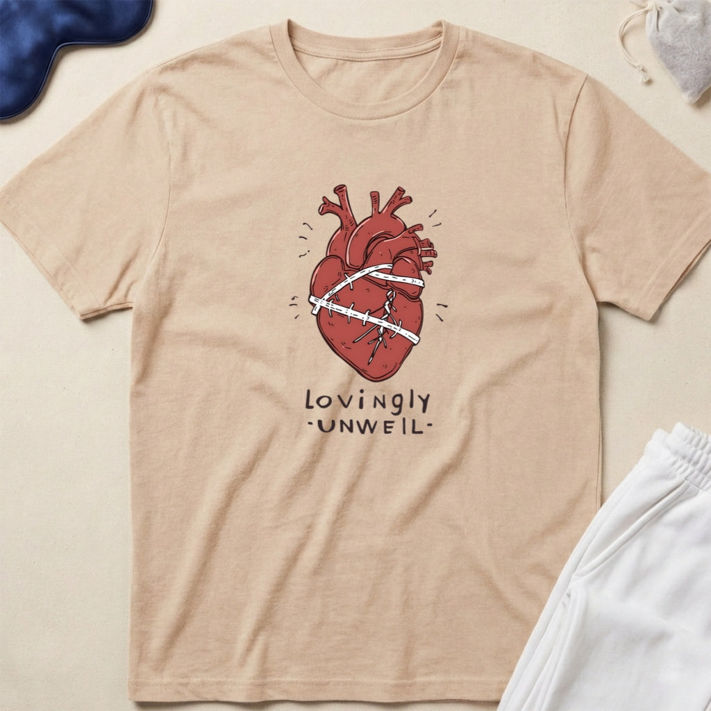 Lovingly Unwell Anatomical Heart T-Shirt