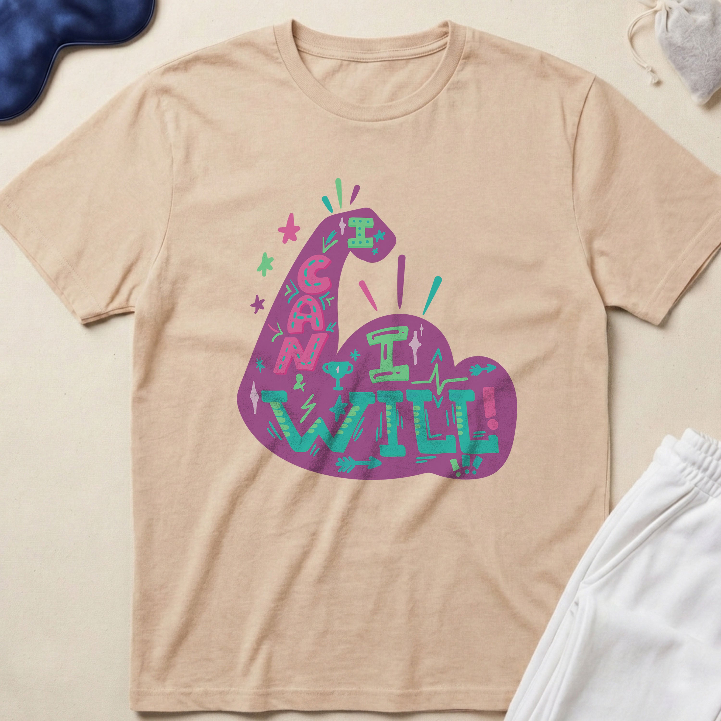 I Will Muscle Graphic T-Shirt