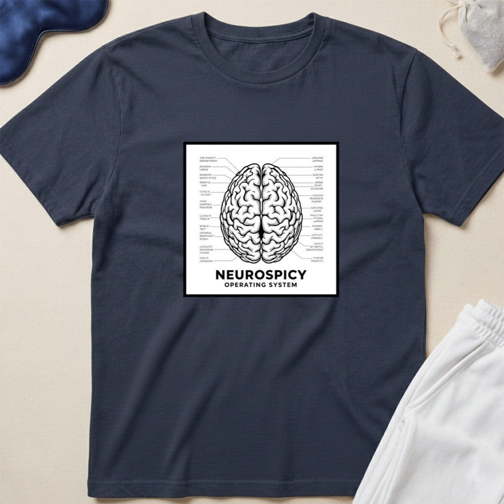 Neurospicy Brain Diagram T-Shirt