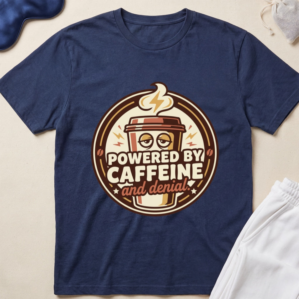 Powered by Caffeine and Donuts T-Shirt