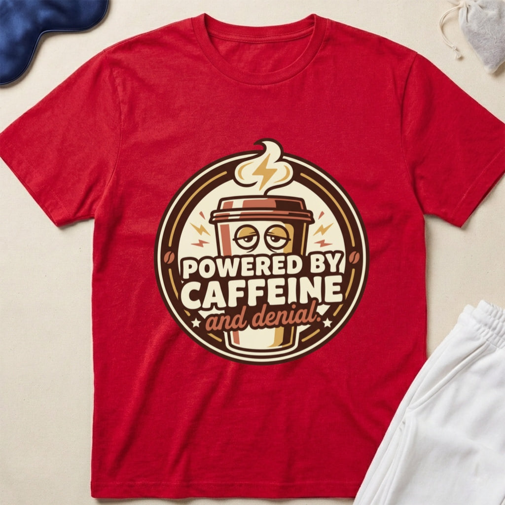 Powered by Caffeine and Donuts T-Shirt