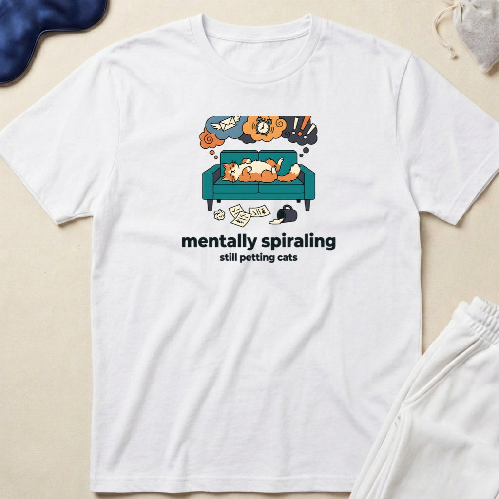 Sleeping Cats on Sofa T‑Shirt