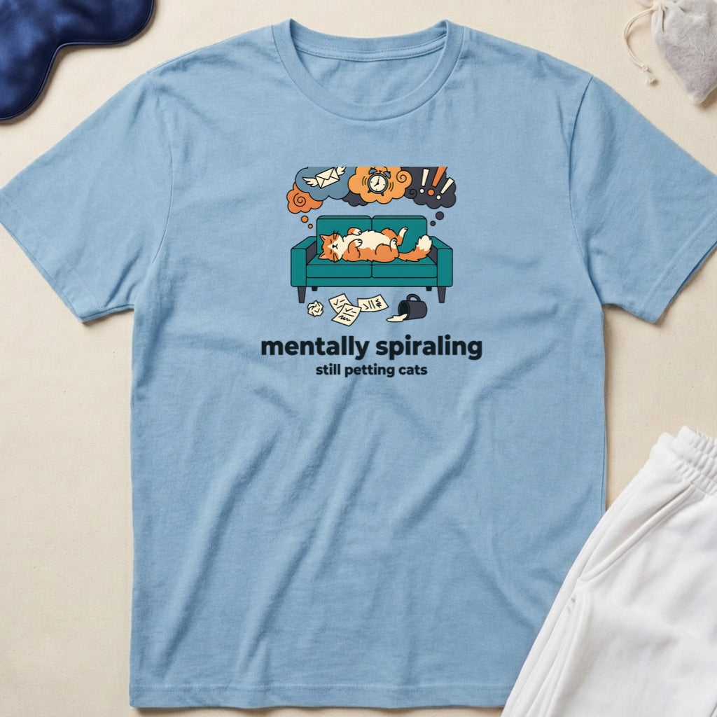 Sleeping Cats on Sofa T‑Shirt