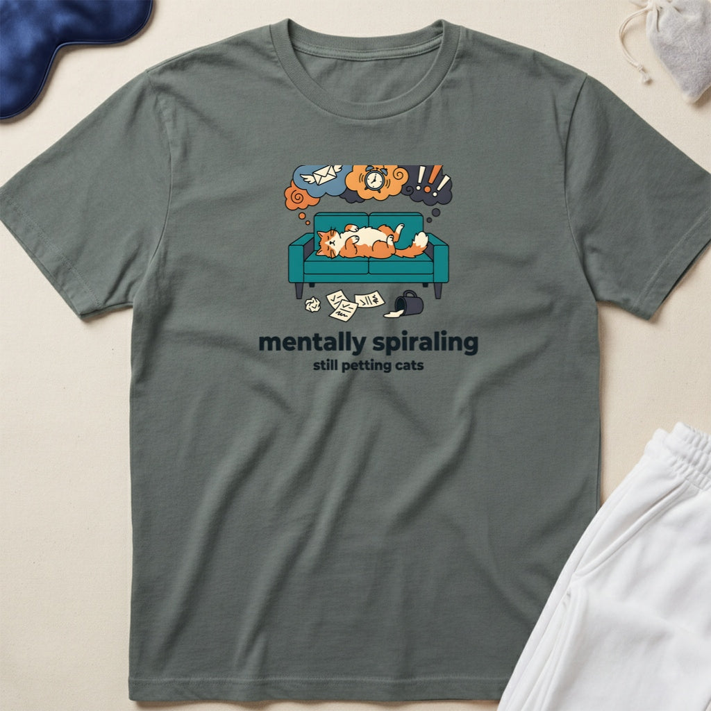 Sleeping Cats on Sofa T‑Shirt