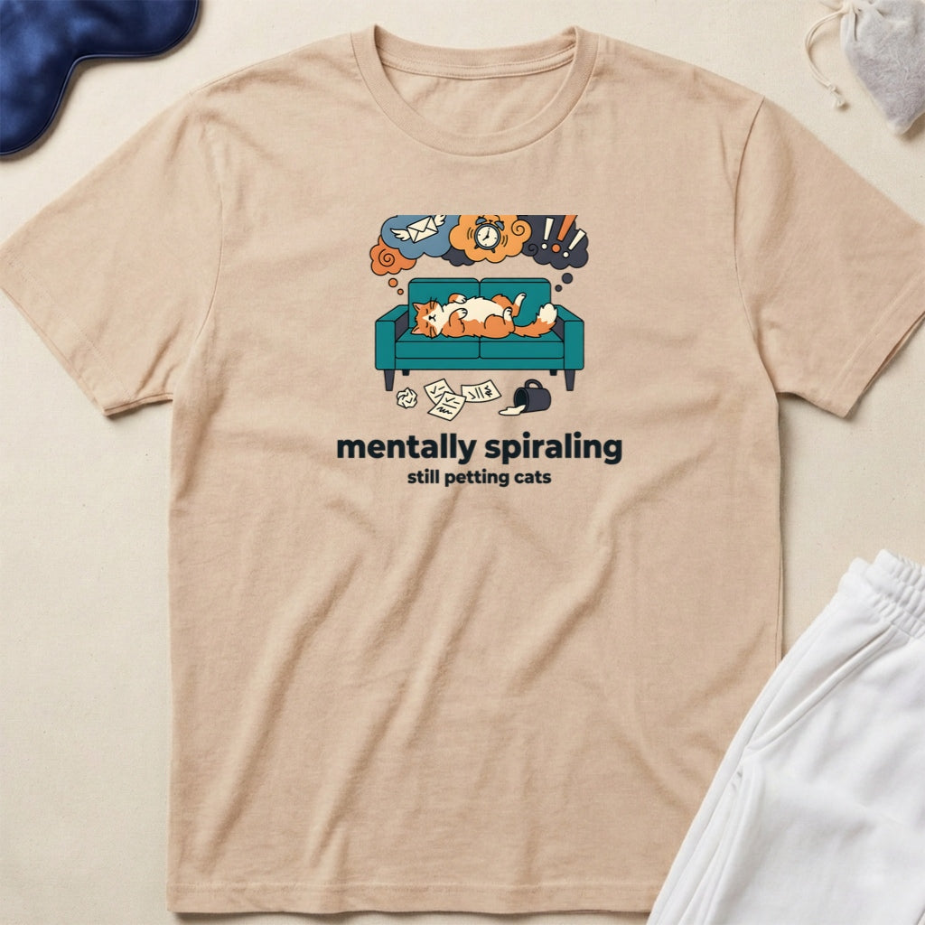 Sleeping Cats on Sofa T‑Shirt