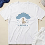 “This Helps.” Dog Graphic T-Shirt